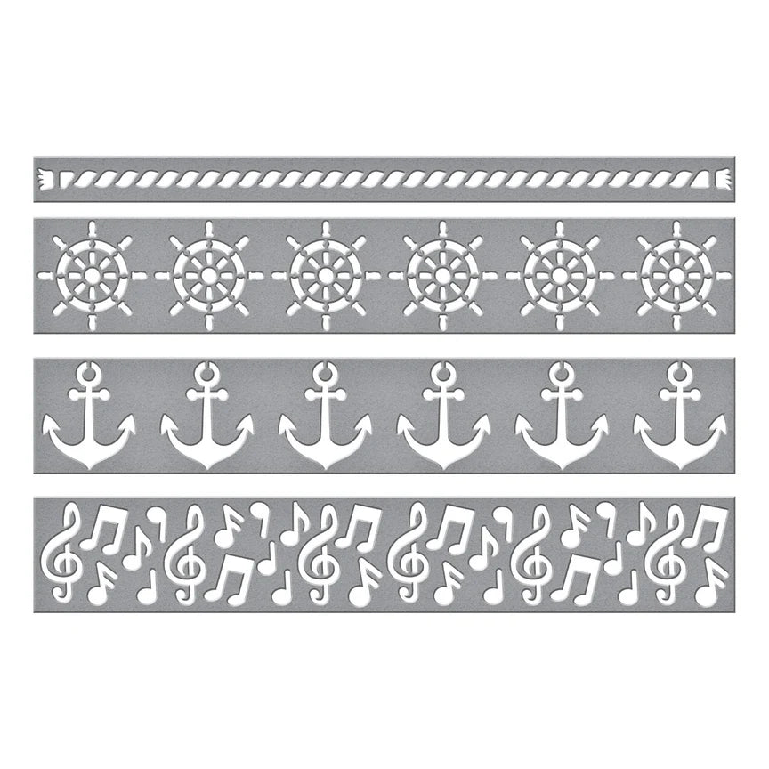 Spellbinders - Dies - Say Cheese Classic Mouse - Classic Mouse Border