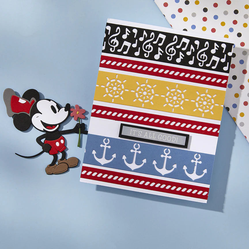 Spellbinders - Dies - Say Cheese Classic Mouse - Classic Mouse Border