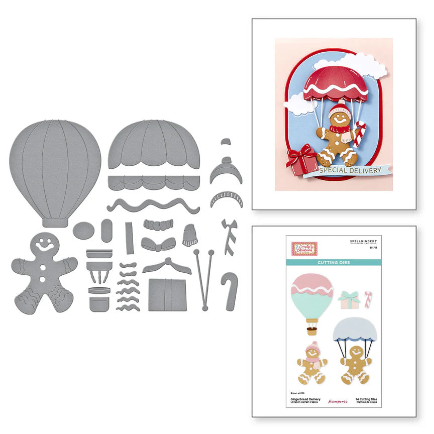 Spellbinders - Dies - Candy Christmas - Gingerbread Delivery