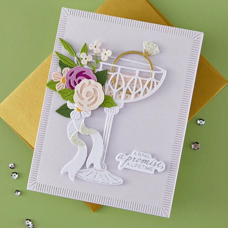 Spellbinders - Dies - Linear Touch Rectangles and Tag