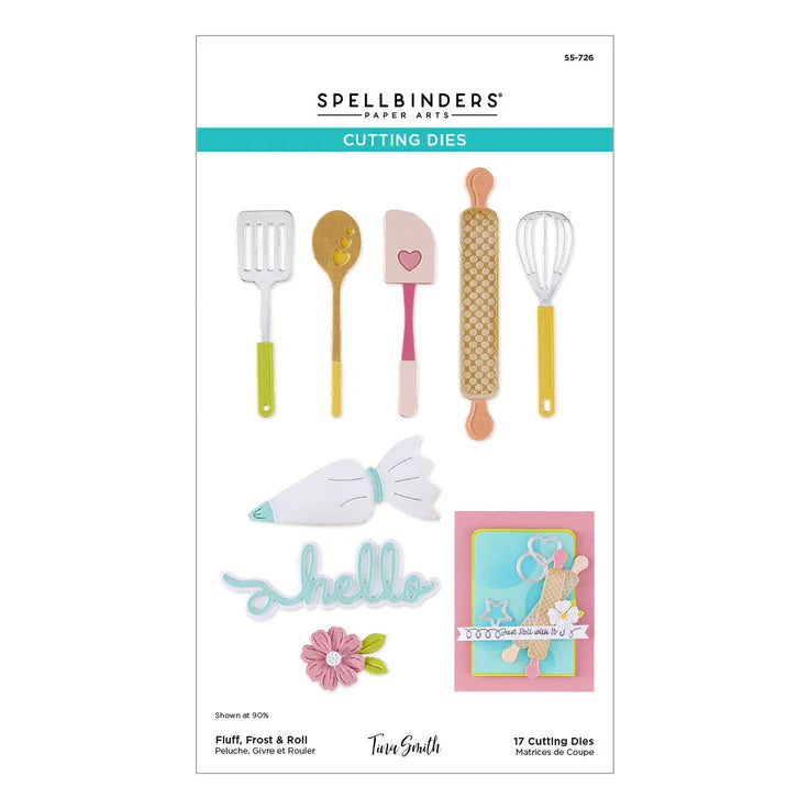 Spellbinders - Dies -  Fluff, Frost & Roll by Tina Smith