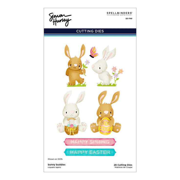 Spellbinders - Dies - Bunny Buddies by Simon Hurley