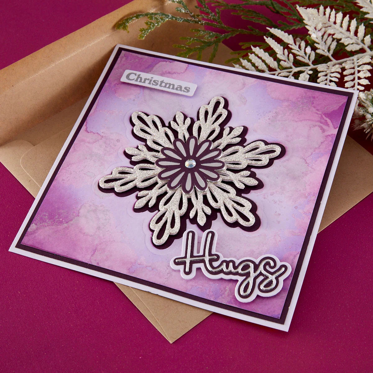 Spellbinders - Layered Snowflakes Etched Dies by Lisa Horton