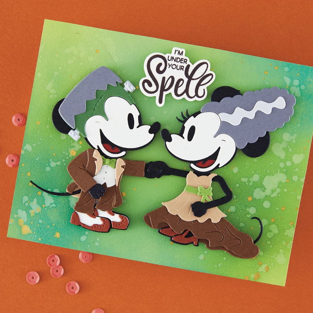 Spellbinders - Dies - Classic Mouse - Costume Party Etched Dies (tilbehør til figurdies i S6-270)