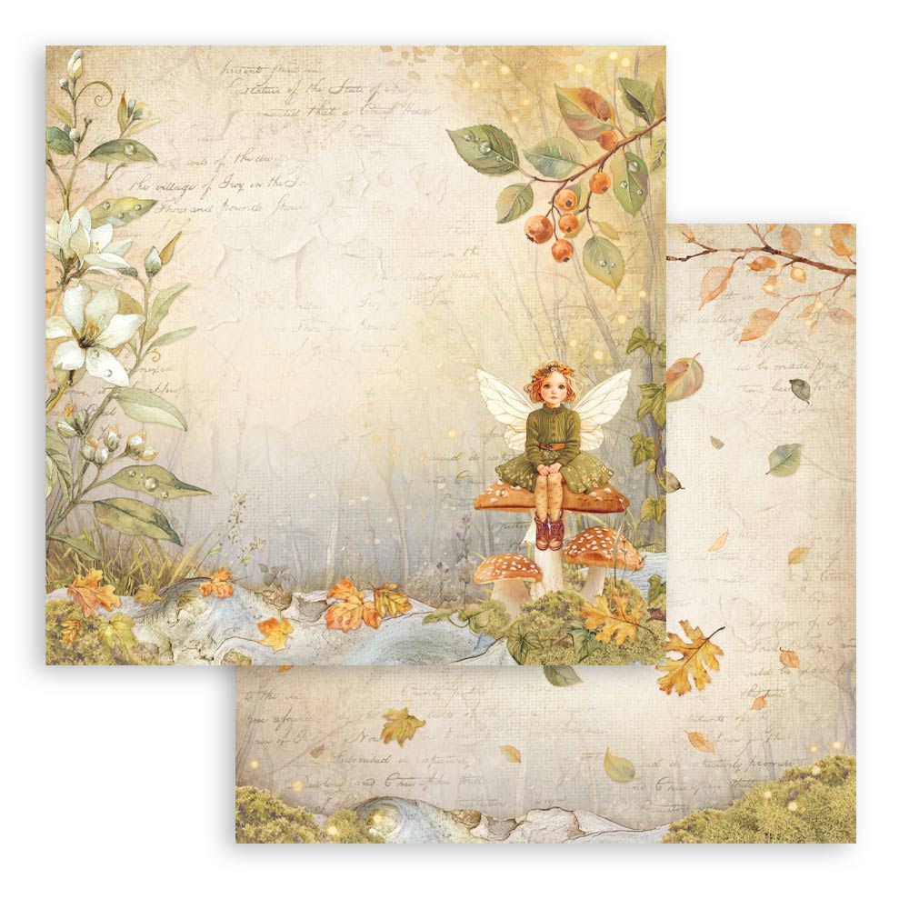 Stamperia - Whispering woods  - Fairy -  12 x 12"