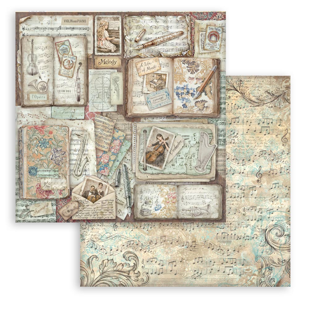 Stamperia - Symphony  - Books -  12 x 12"