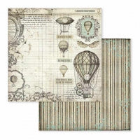 Stamperia  - Voyages Fantastiques  - Paper Pad  10 pk - 12 x 12"