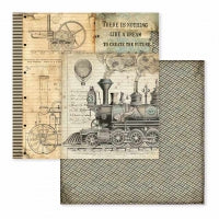 Stamperia  - Voyages Fantastiques  - Paper Pad  10 pk - 12 x 12"