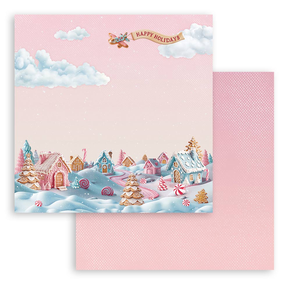 Stamperia - Candy Christmas - Paper Pad - 8 x 8" (10 sheets)