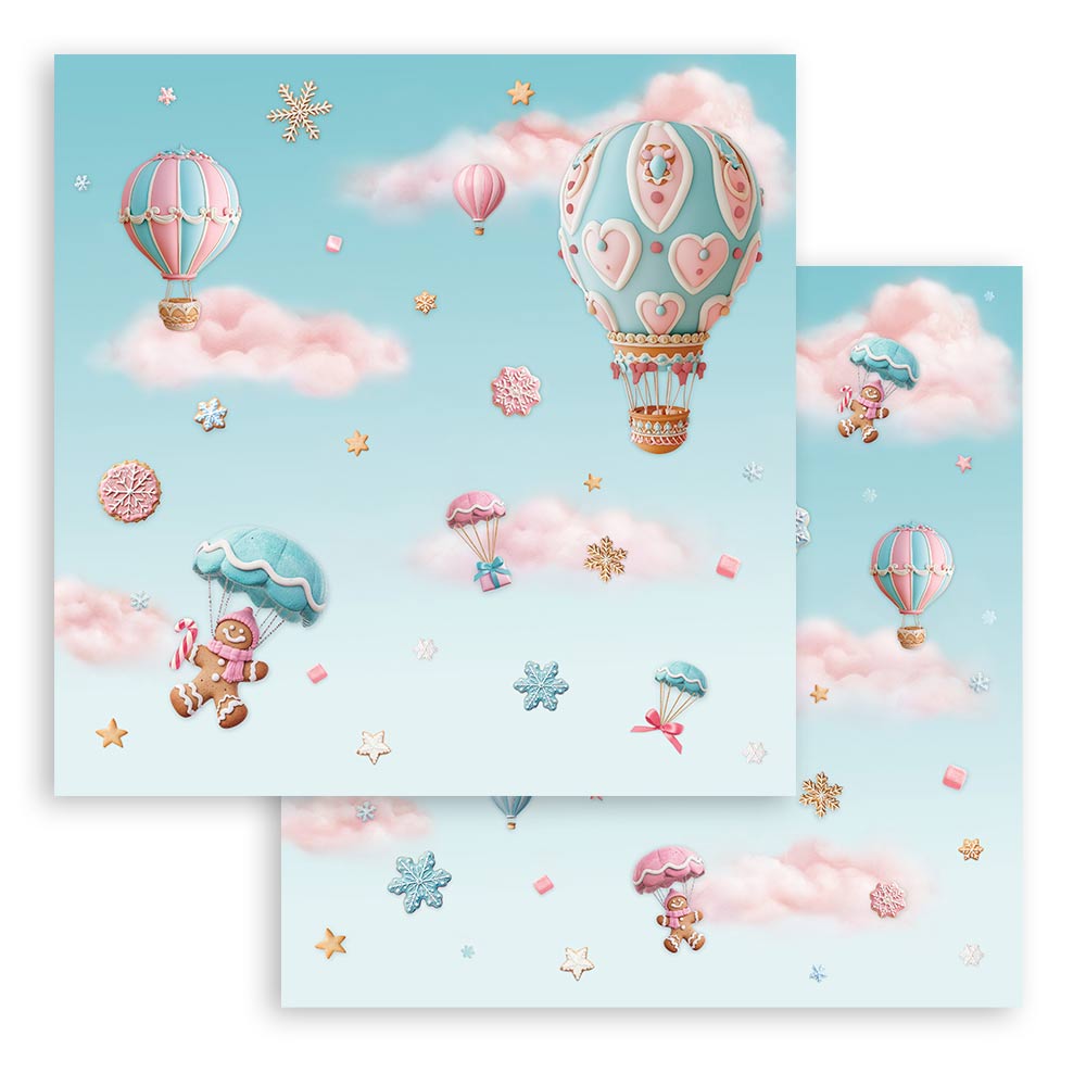 Stamperia - Candy Christmas - Paper Pad - 8 x 8" (10 sheets)