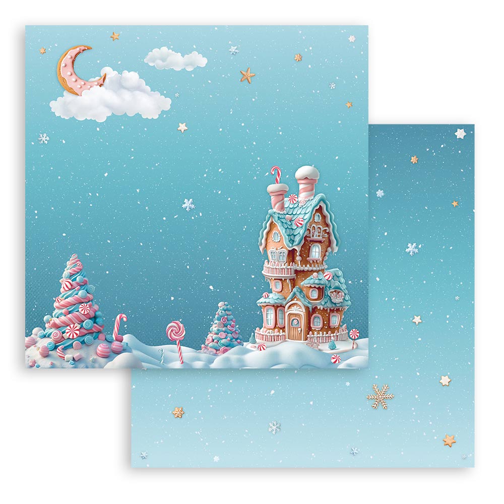 Stamperia - Candy Christmas - Paper Pad - 8 x 8" (10 sheets)