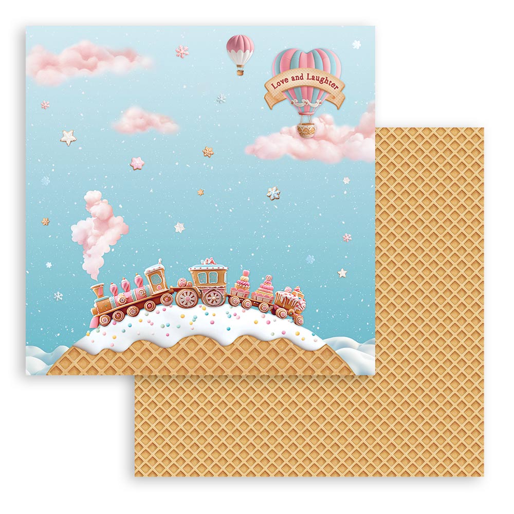 Stamperia - Candy Christmas - Paper Pad - 8 x 8" (10 sheets)