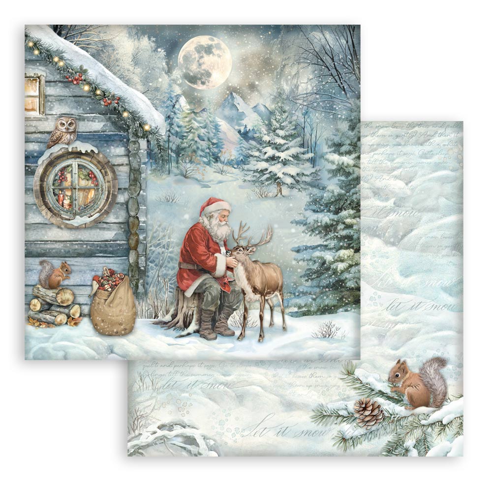 Stamperia - The Owl's house  - Paper Pad - 8 x 8" (10 sheets)