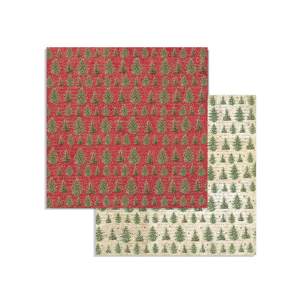 Stamperia  - Classic Christmas - Paper Pad    8 x 8"