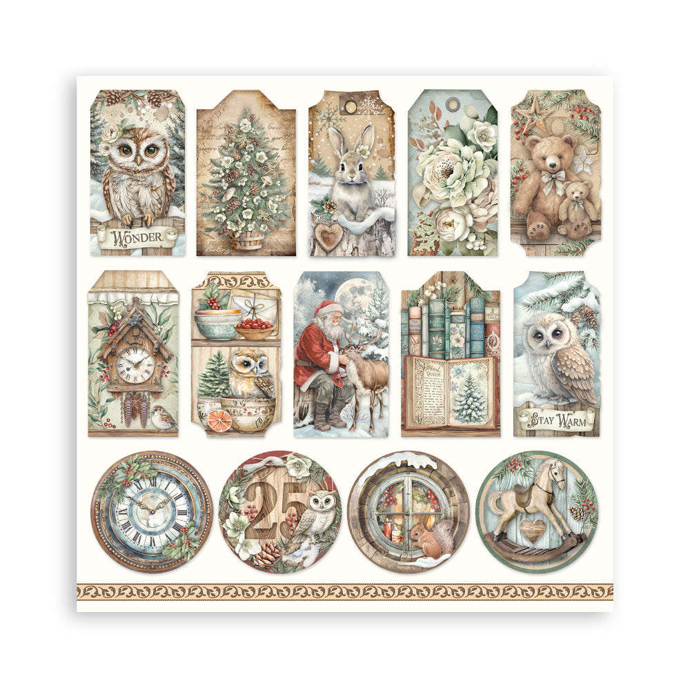 Stamperia  - The Owl's house - Singled sided - Paper Pad    8 x 8" (22ark)