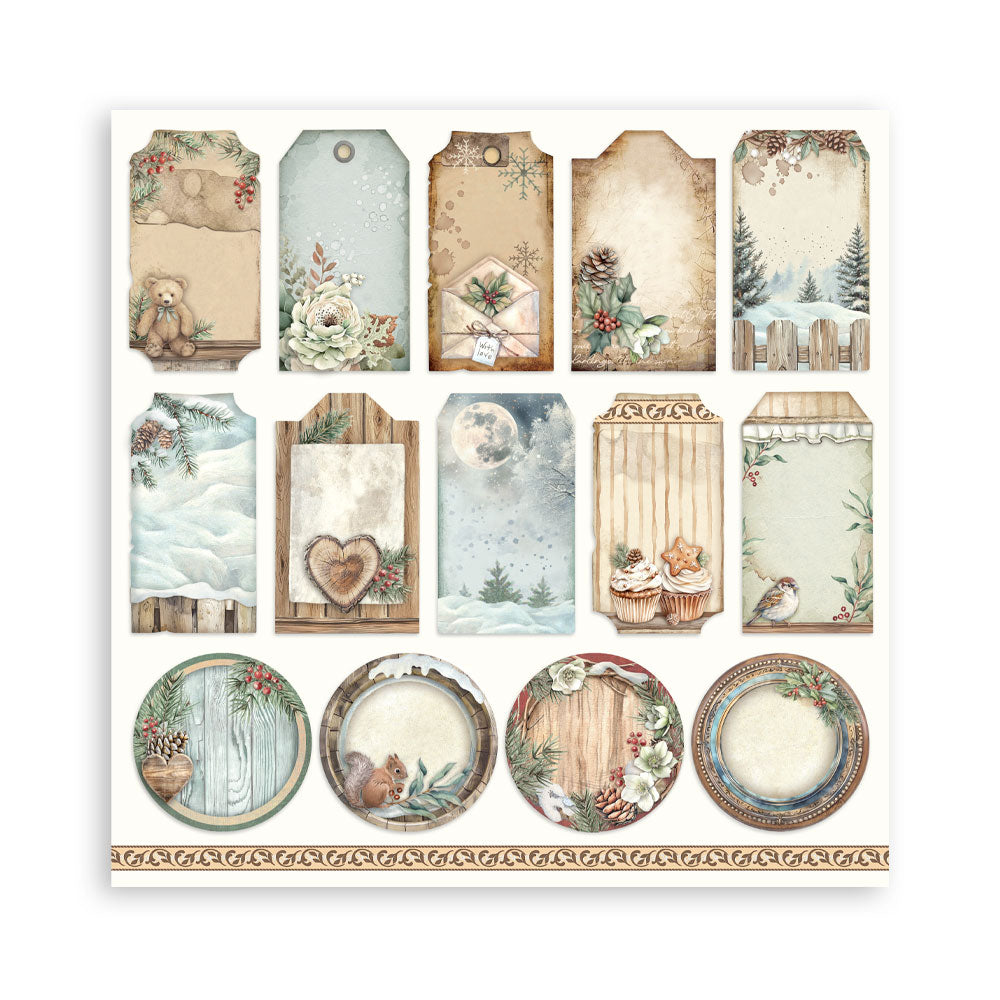 Stamperia  - The Owl's house - Singled sided - Paper Pad    8 x 8" (22ark)