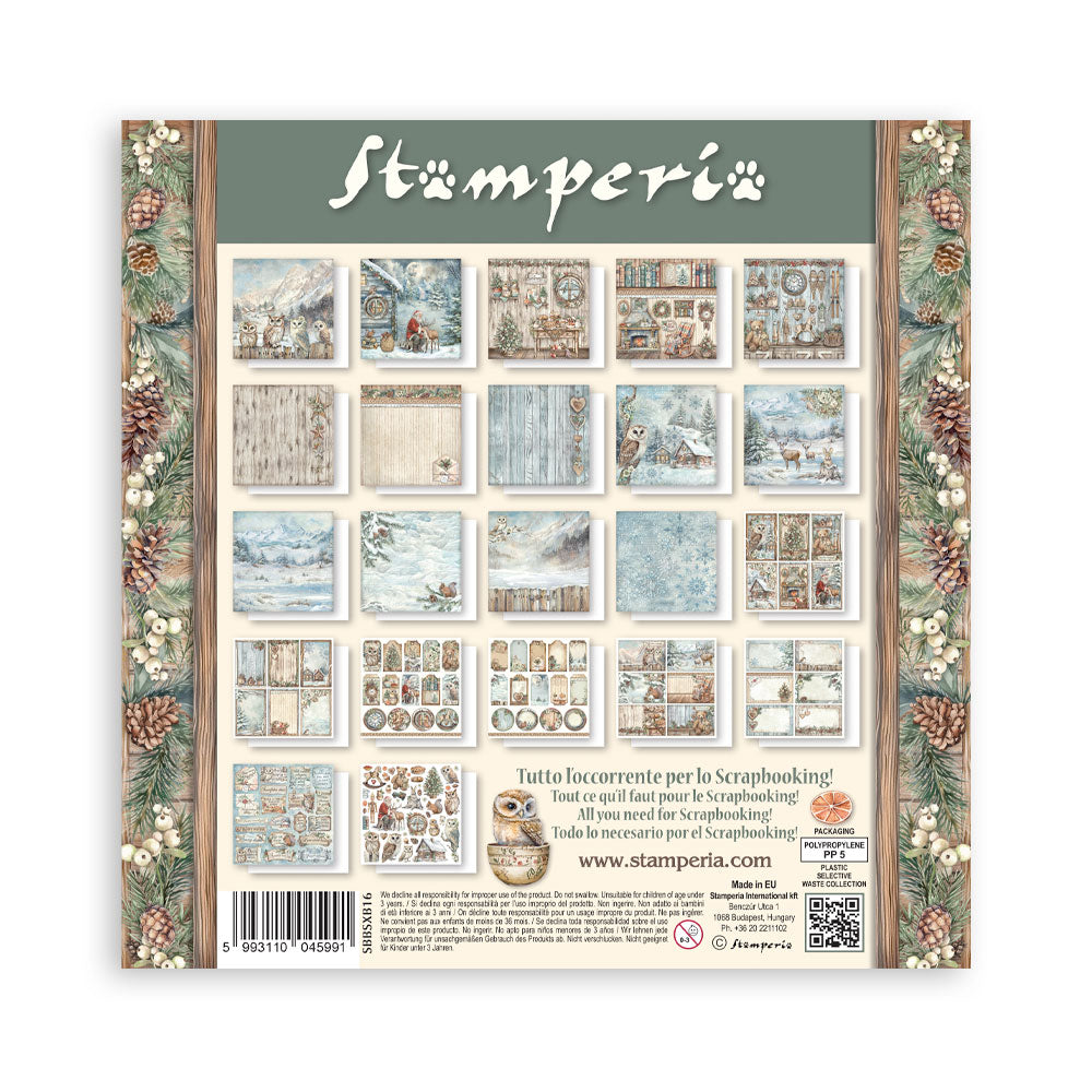 Stamperia  - The Owl's house - Singled sided - Paper Pad    8 x 8" (22ark)