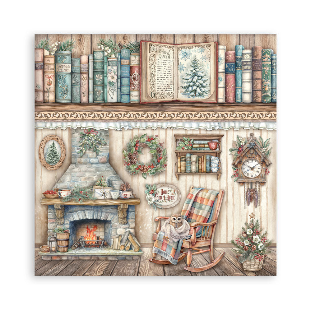 Stamperia  - The Owl's house - Singled sided - Paper Pad    8 x 8" (22ark)