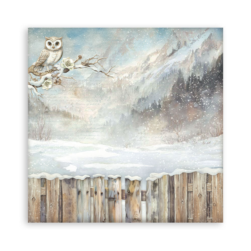 Stamperia  - The Owl's house - Singled sided - Paper Pad  22 pk - 12 x 12"
