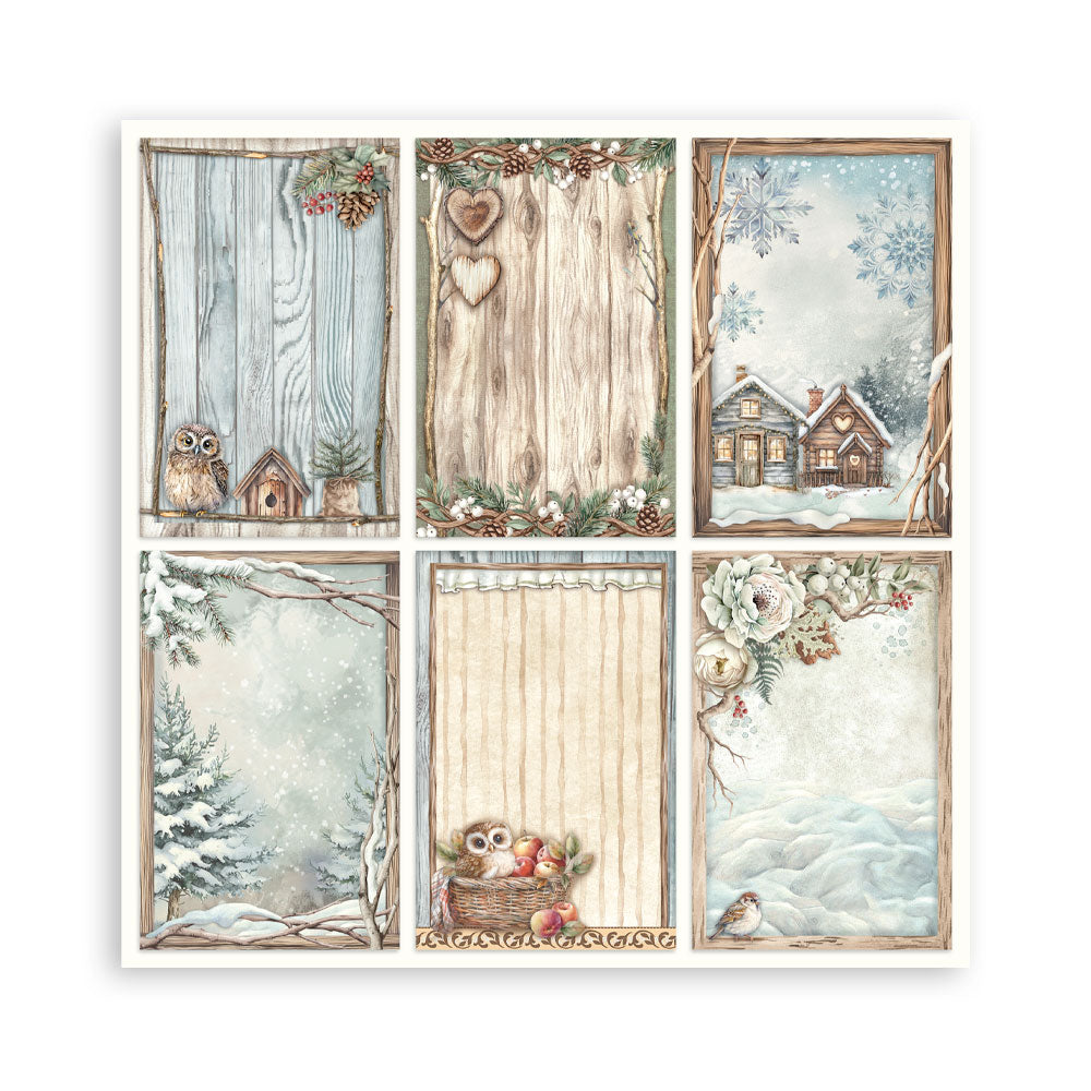 Stamperia  - The Owl's house - Singled sided - Paper Pad  22 pk - 12 x 12"