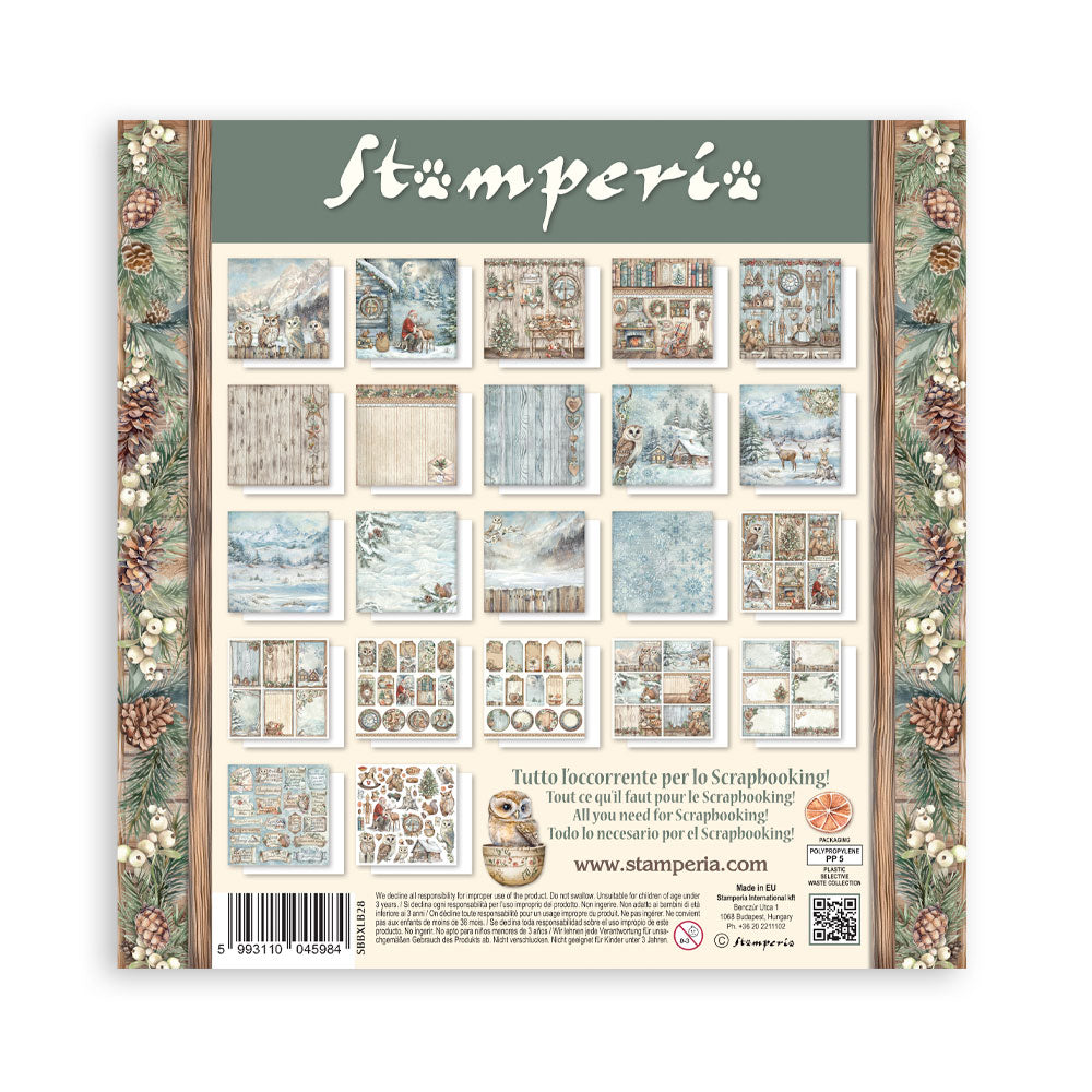 Stamperia  - The Owl's house - Singled sided - Paper Pad  22 pk - 12 x 12"