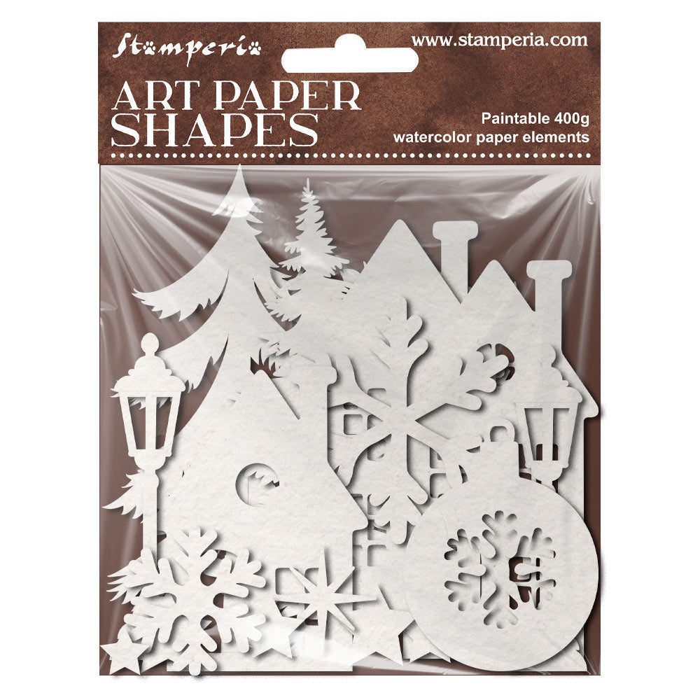 Stamperia - Christmas - Art Paper Shapes – Laser cuts