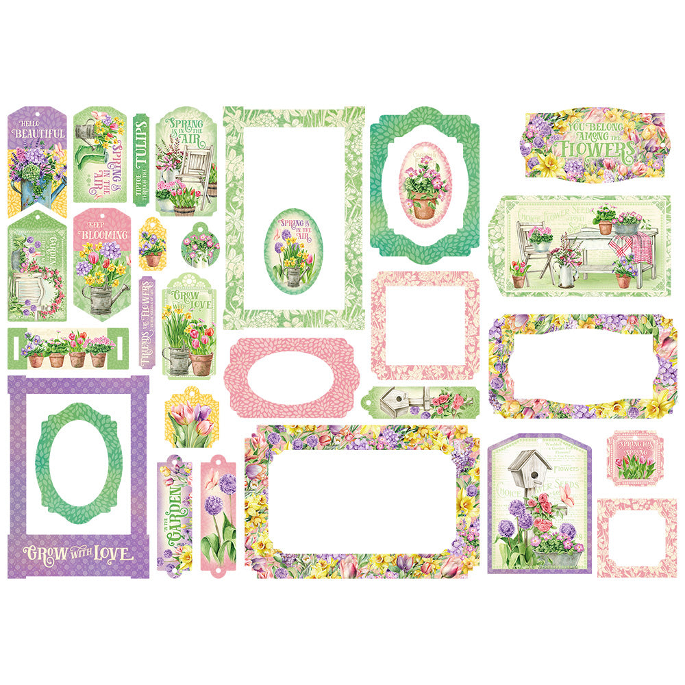 Graphic 45 - Grow With Love - Tags & Frames