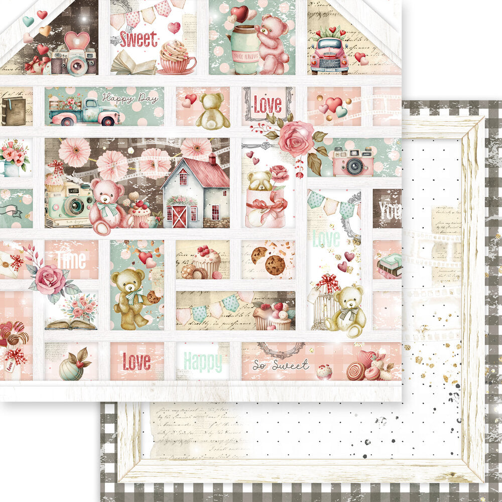 Asuka Studio - Beary Sweet - Paper Pack - 12 x 12"