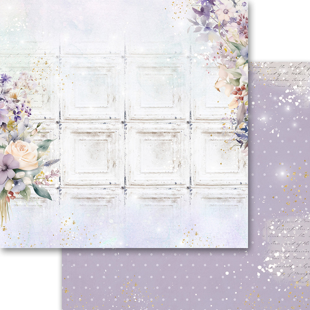 Asuka Studios - Memory Place - Lavender Love Collection - Paper Pack  -  6 x 6"