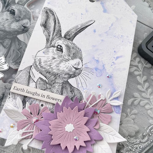 Tim Holtz Collection - Cling Stamps - Mr. Rabbit