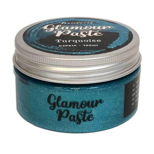 Stamperia - Glamour Paste - Turquoise - 100 ml