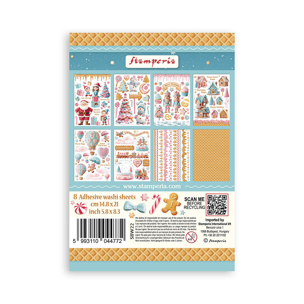 Stamperia - Candy Christmas - Washi Pad A5