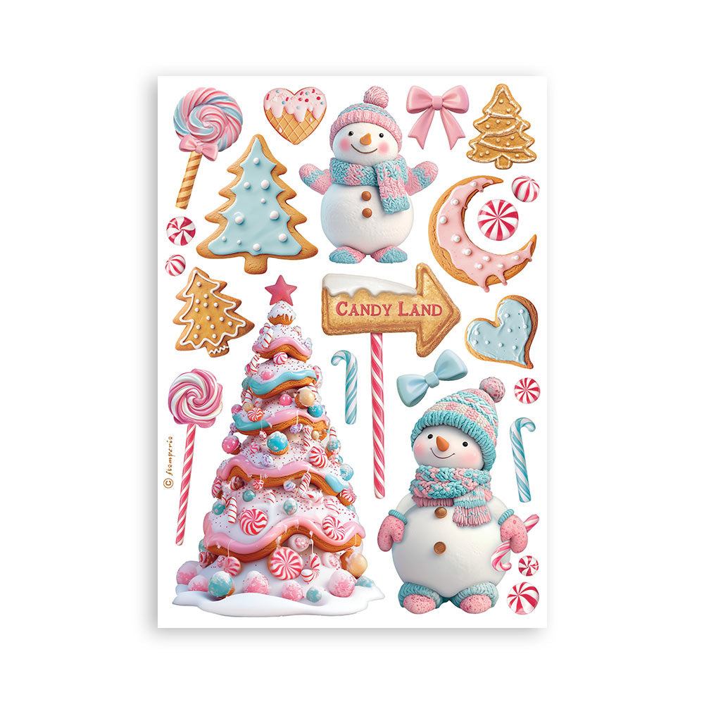 Stamperia - Candy Christmas - Washi Pad A5