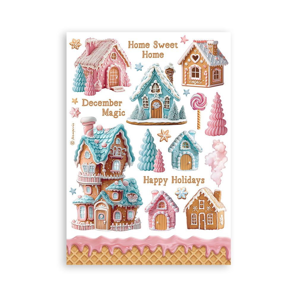 Stamperia - Candy Christmas - Washi Pad A5
