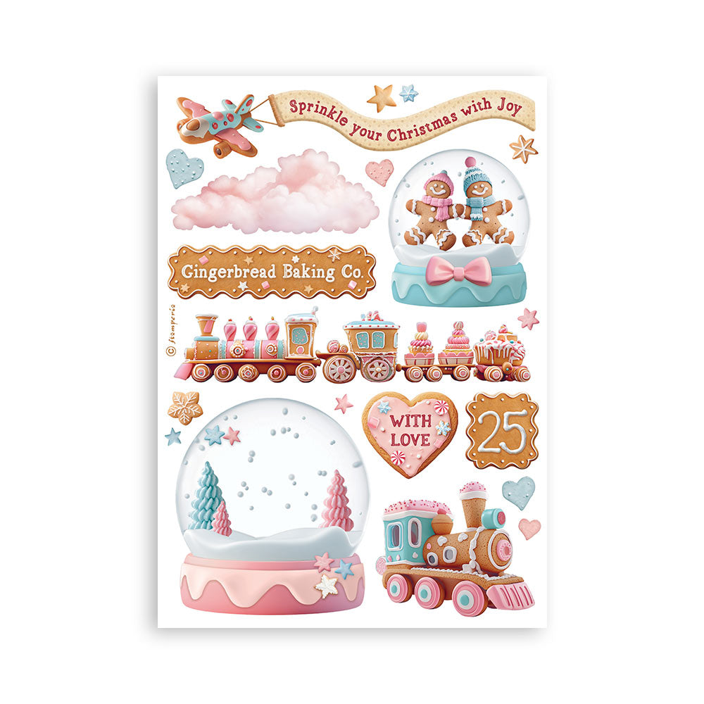 Stamperia - Candy Christmas - Washi Pad A5