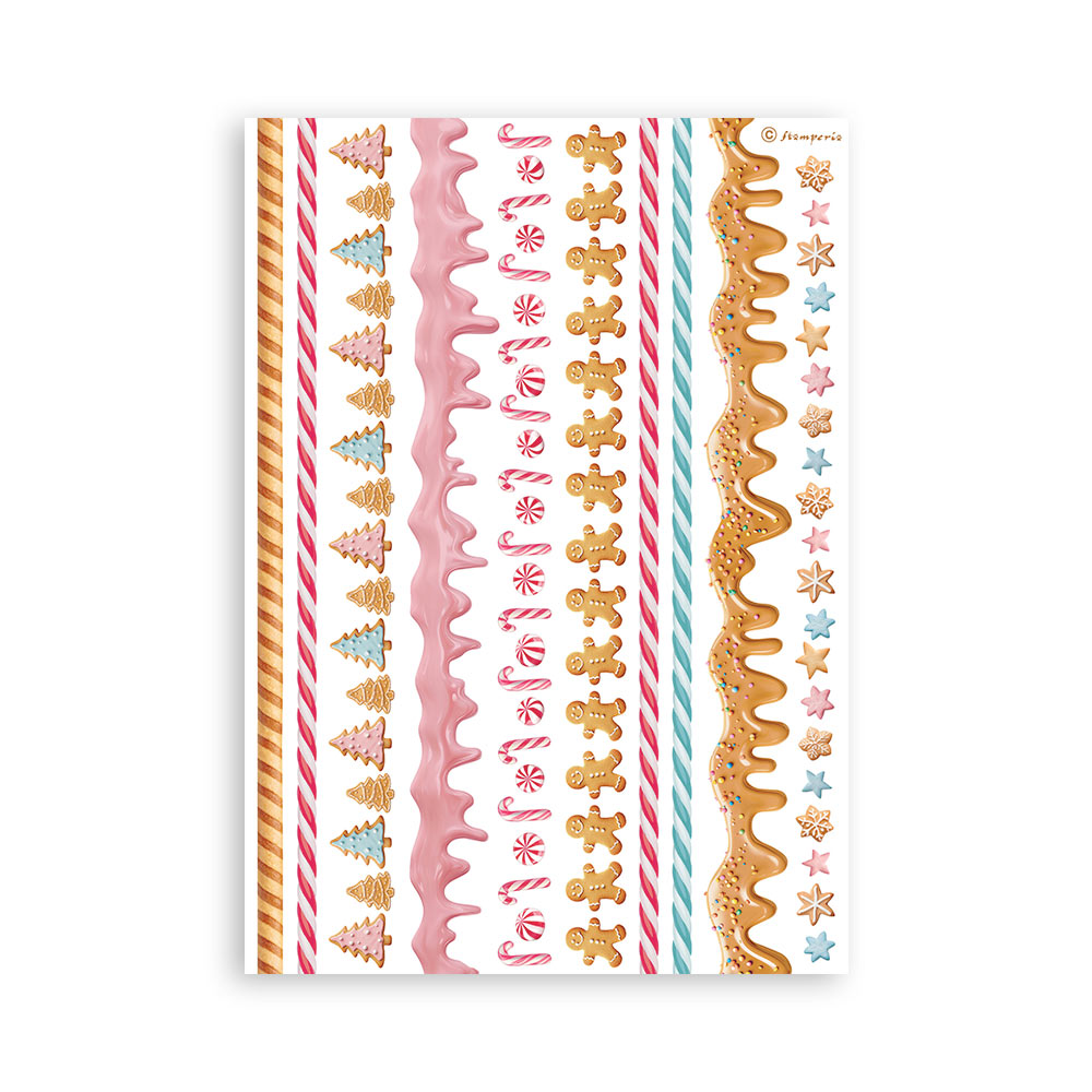 Stamperia - Candy Christmas - Washi Pad A5