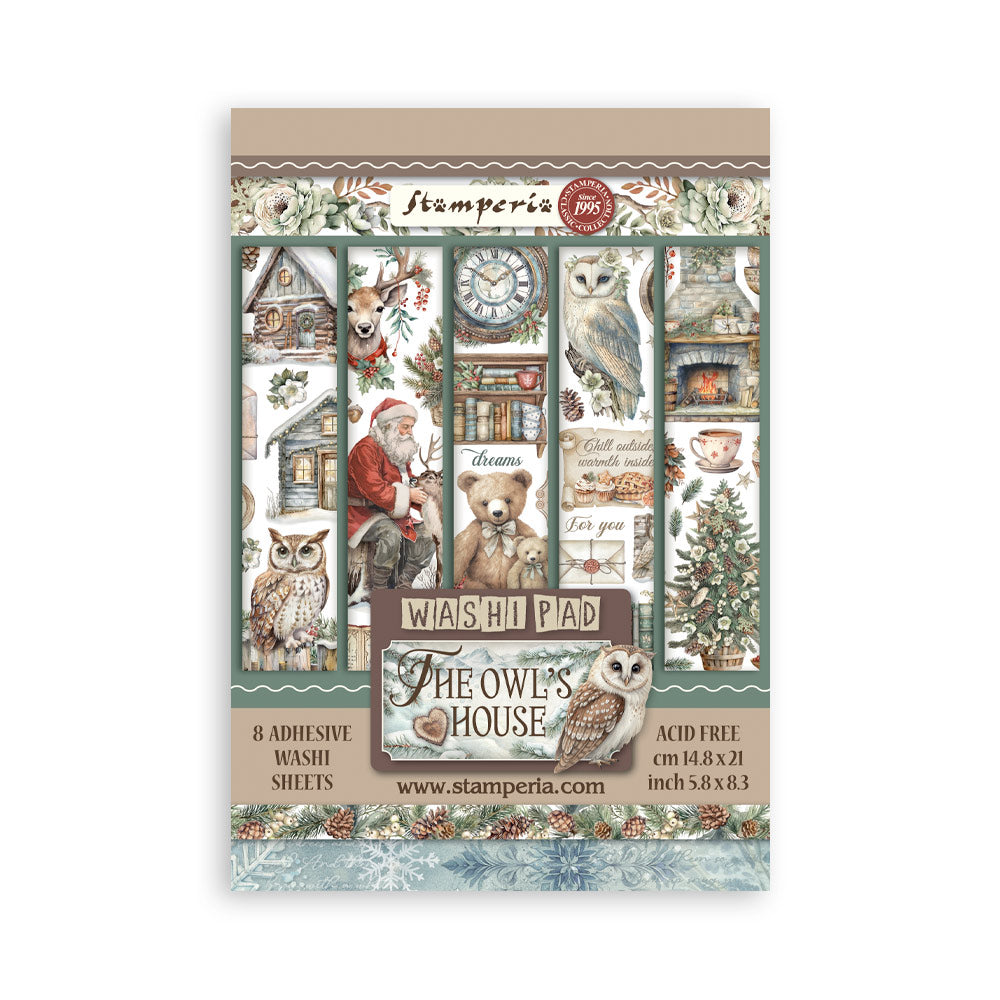 Stamperia - The Owl's house - Washi Pad A5