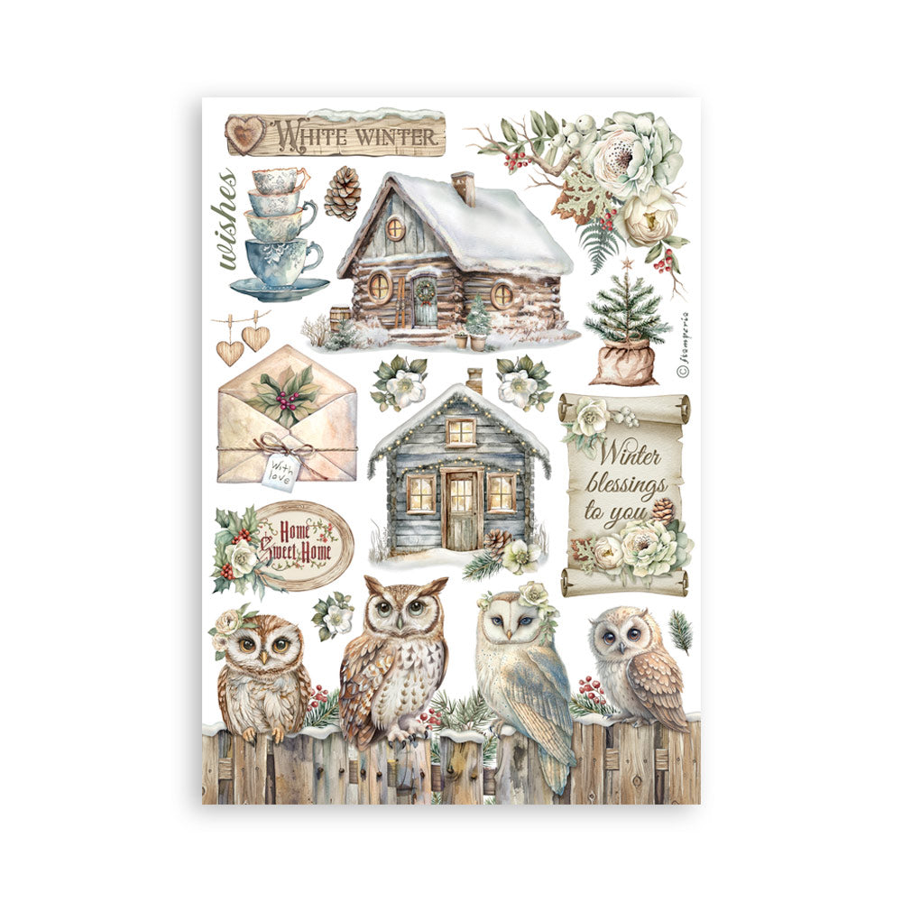 Stamperia - The Owl's house - Washi Pad A5