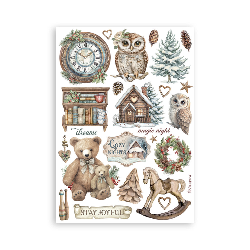 Stamperia - The Owl's house - Washi Pad A5