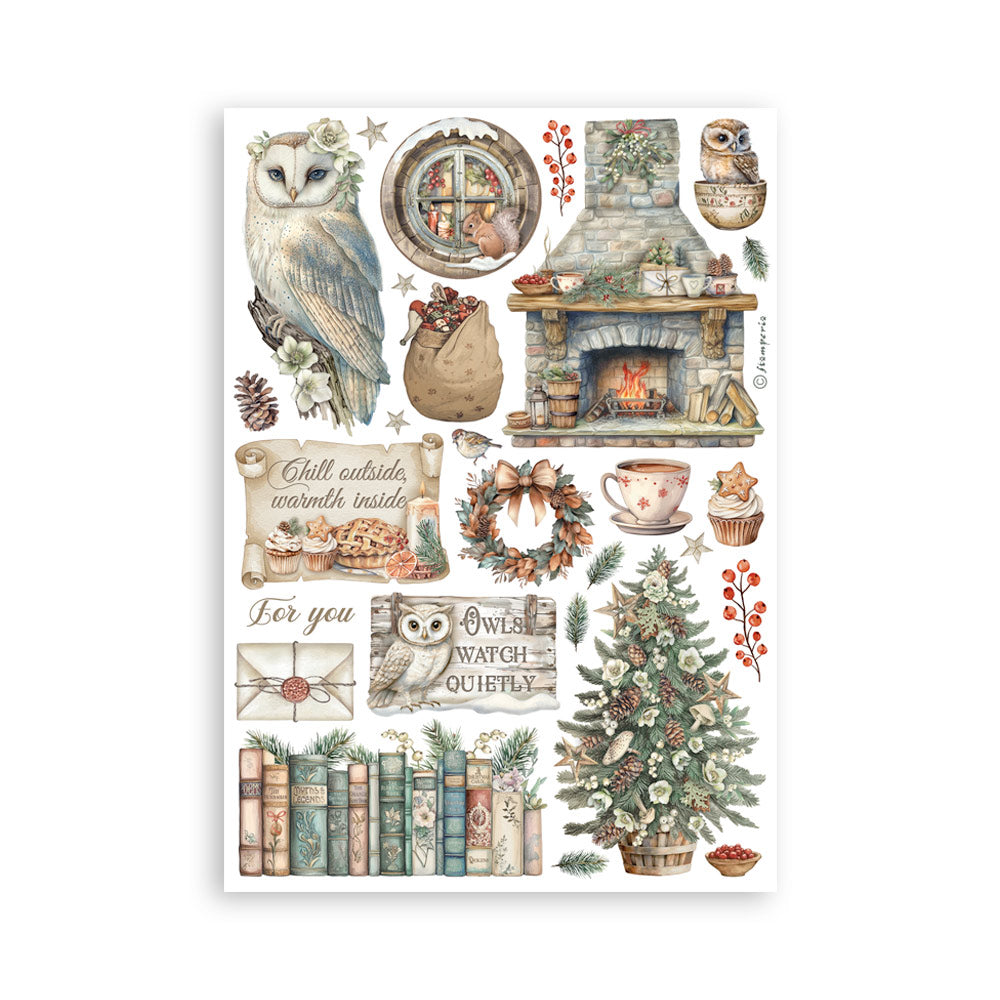Stamperia - The Owl's house - Washi Pad A5