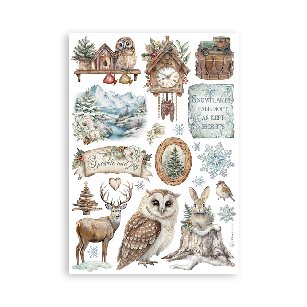 Stamperia - The Owl's house - Washi Pad A5