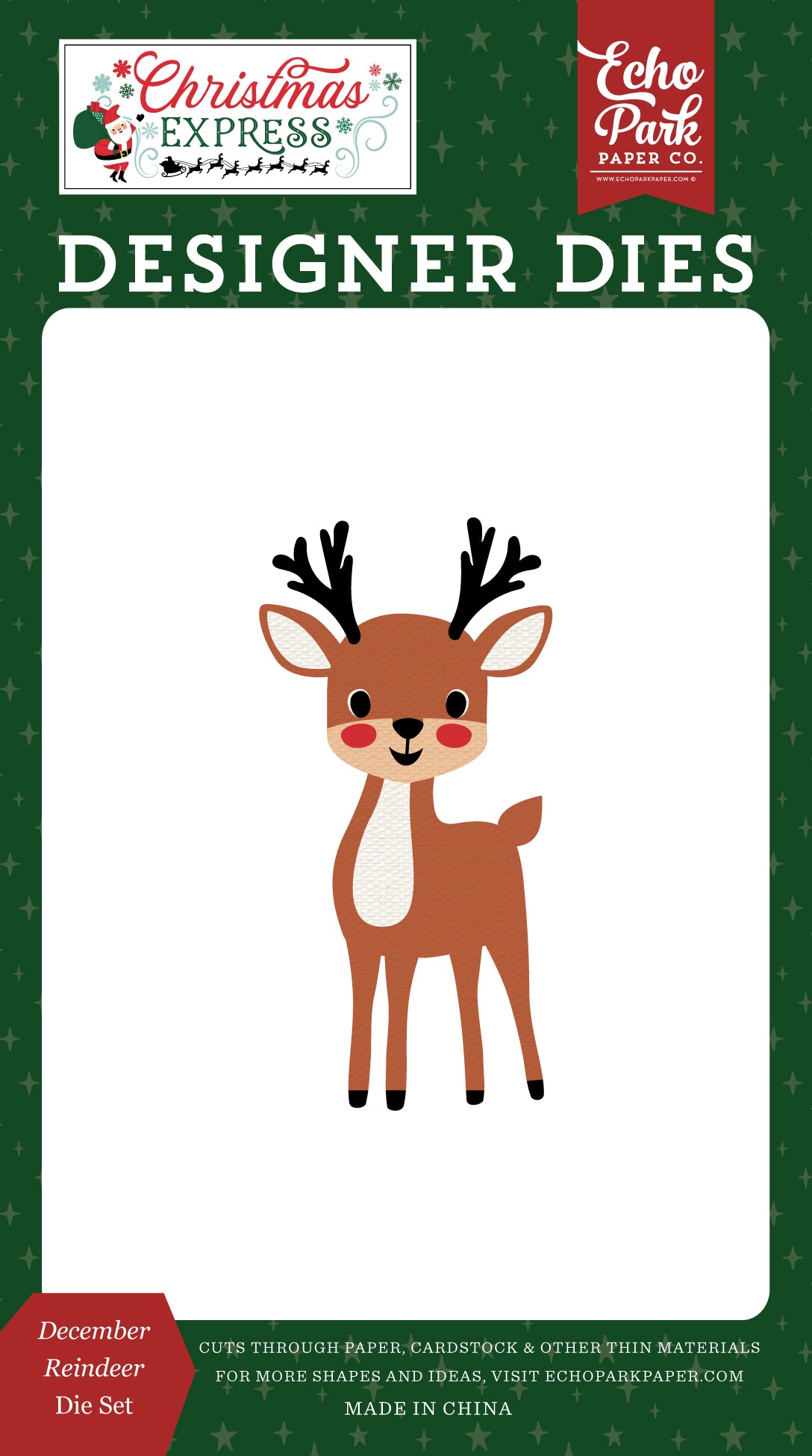 Echo Park - Dies - Christmas Express - December Reindeer