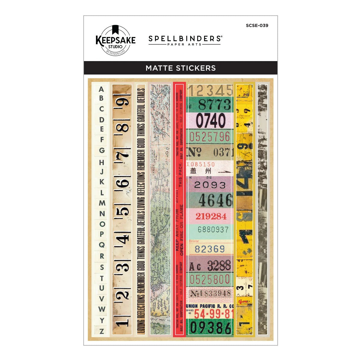 Spellbinders - Book 10 Borders & Labels Stickers by Esther Glas