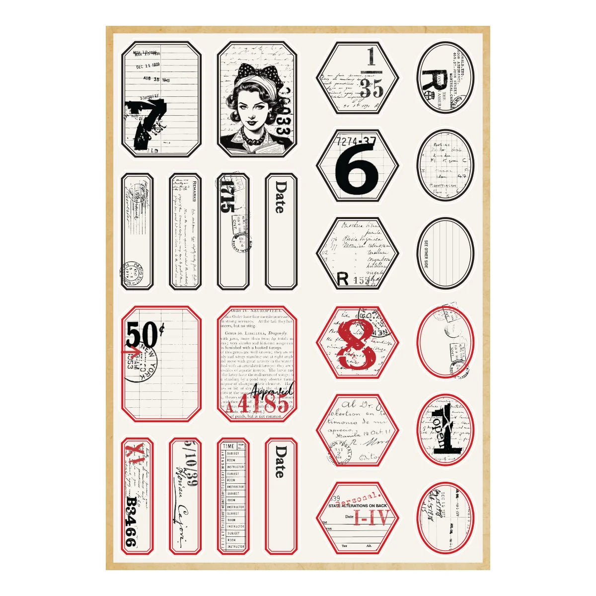 Spellbinders - Book 10 Borders & Labels Stickers by Esther Glas