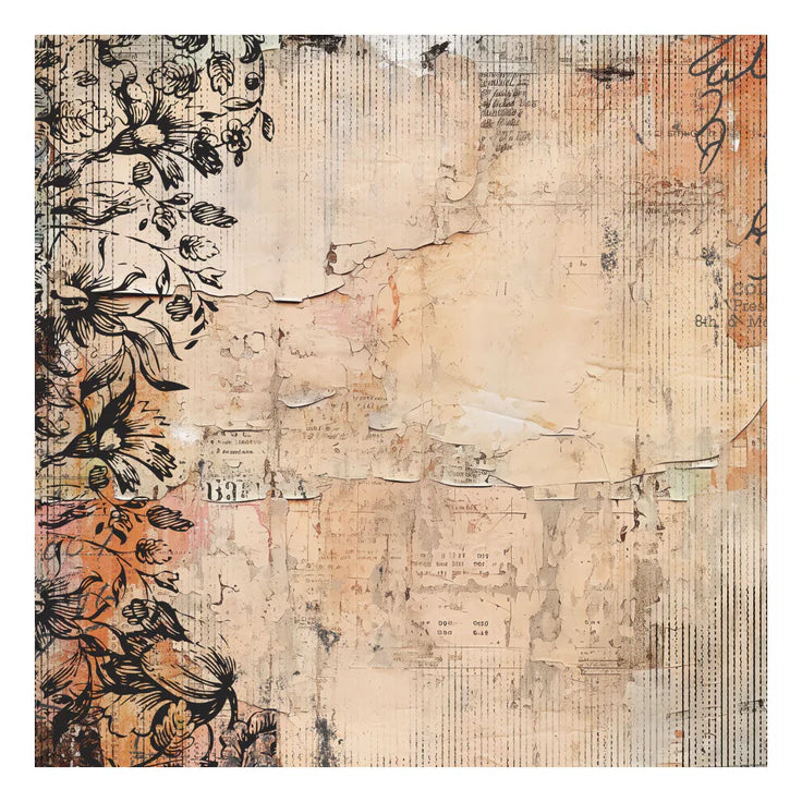 Spellbinders - Beautifully Imperfect Collection - 6x6" Printed Paper