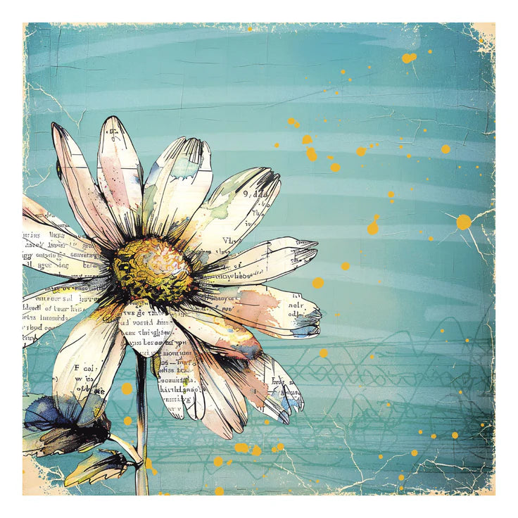 Spellbinders - Beautifully Imperfect Collection - 6x6" Printed Paper