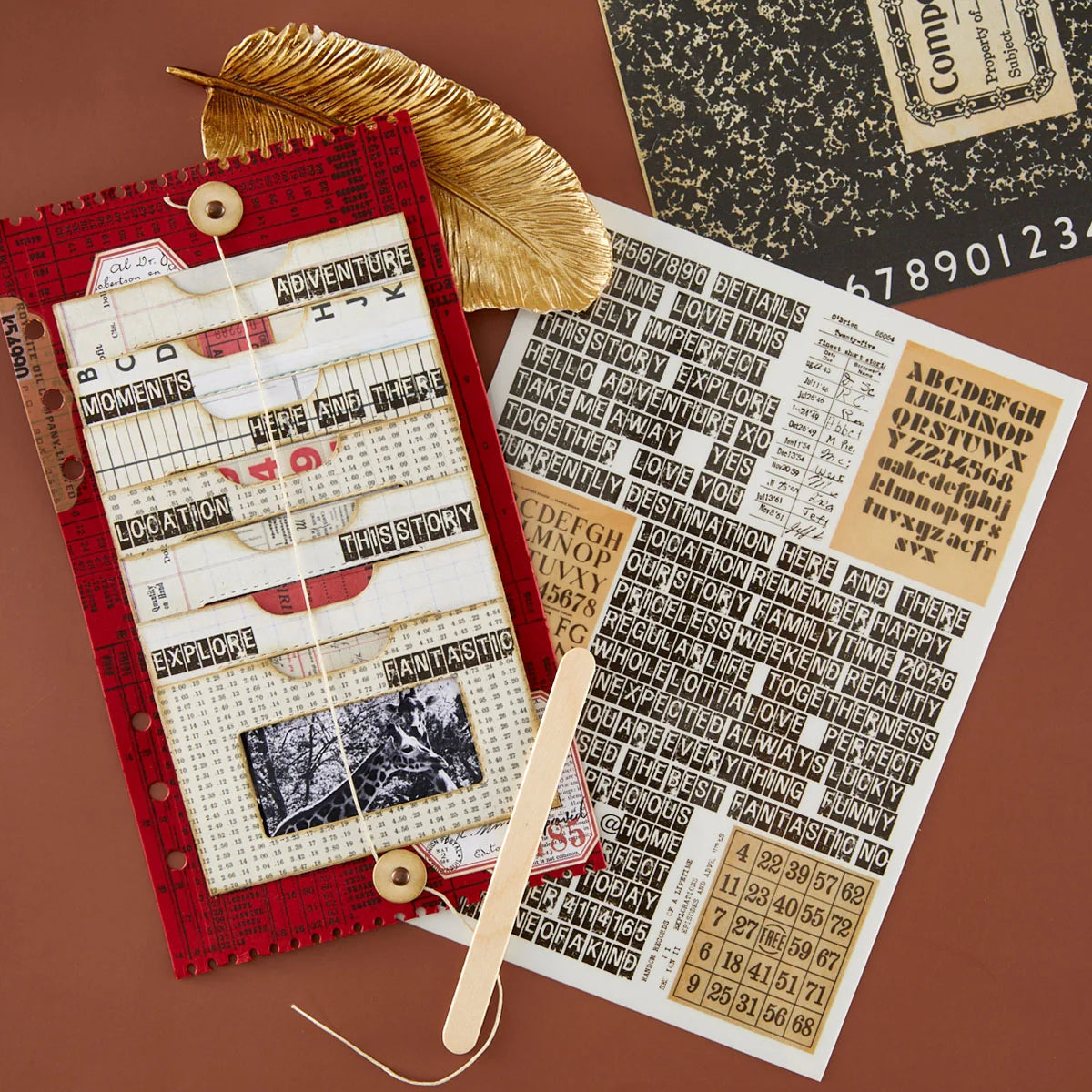 Spellbinders - Noted Details Rub-ons by Esther Glas