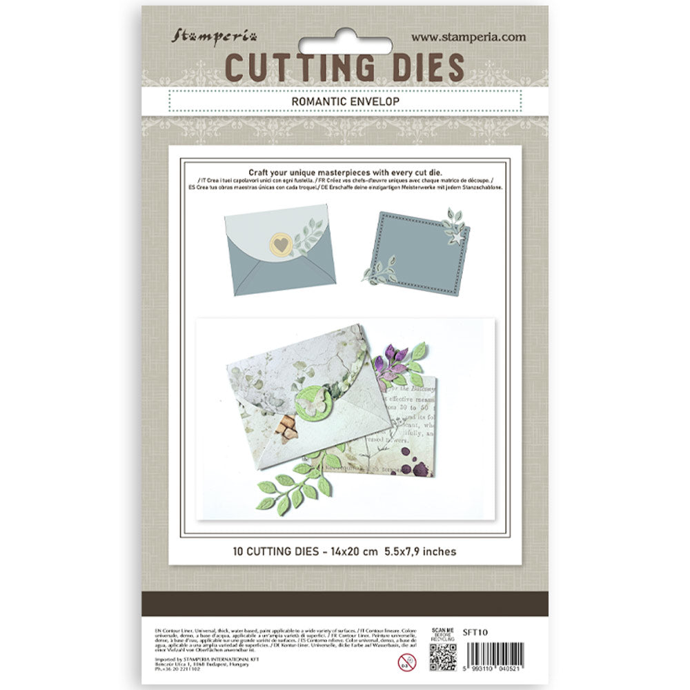 Stamperia  - Dies - Romantic envelope