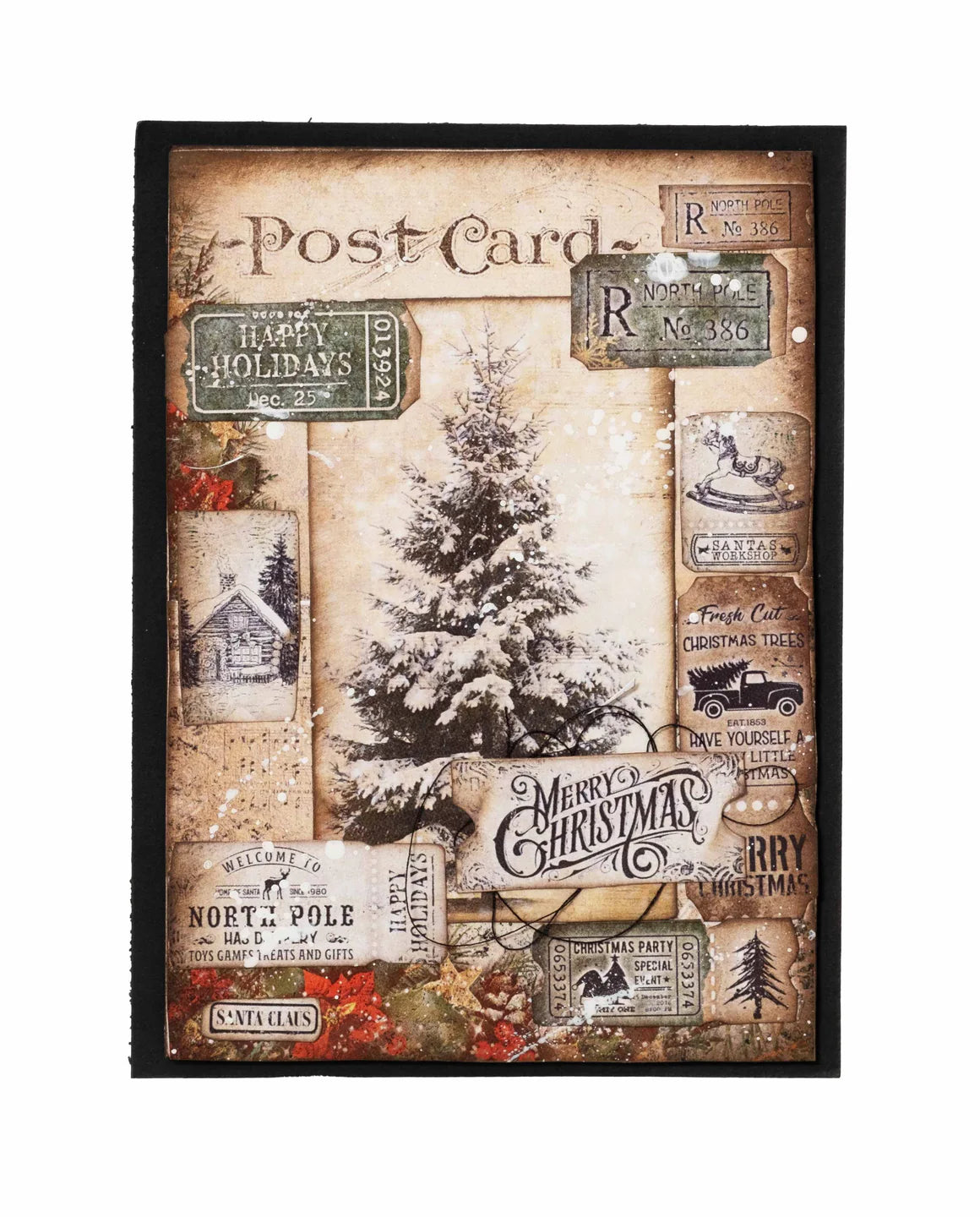 Studiolight - Essentials - Mini Paper pad - Happy holidays