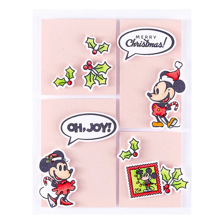 Spellbinders - Say Cheese Classic Mouse - Christmas Bundle Stamps And Dies